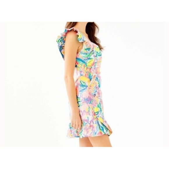 Lilly Pulitzer Tiffani Stretch dress Sz 14 - Picture 14 of 15